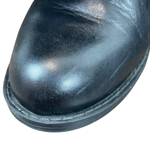 Easy Spirit Black Leather Knee-High Zip Up Closure Eslabarca Riding Boots Sz 6M