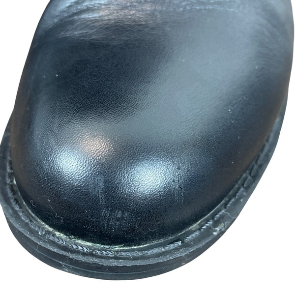 Easy Spirit Black Leather Knee-High Zip Up Closure Eslabarca Riding Boots Sz 6M
