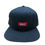 Fahrenheit headwear Black Baseball Cap With MKE Red Patch Front Adjustable Snapback OS