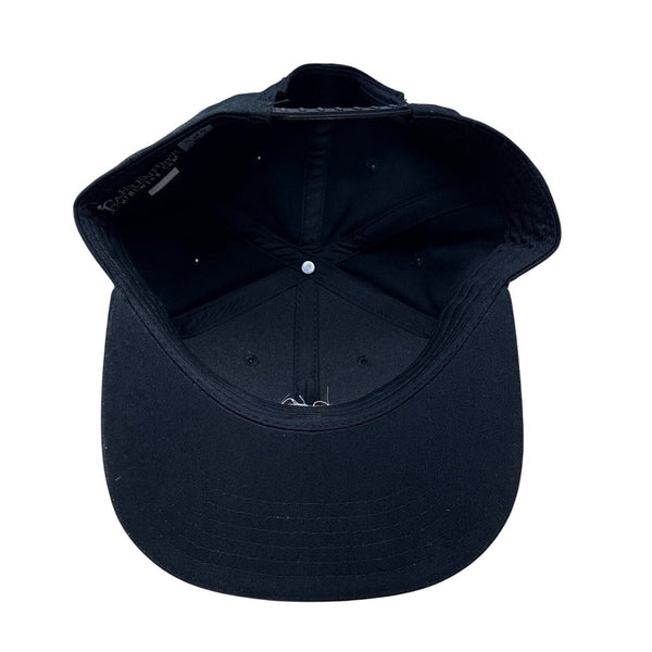 Fahrenheit headwear Black Baseball Cap With MKE Red Patch Front Adjustable Snapback OS