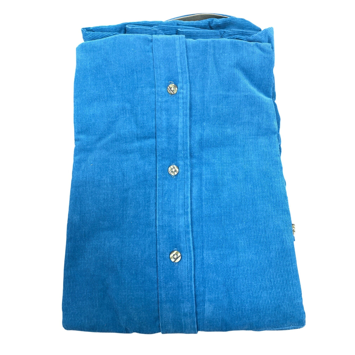John Ashford Sport Blue Corduroy Button-Down Long Sleeve Shirt Size M - New