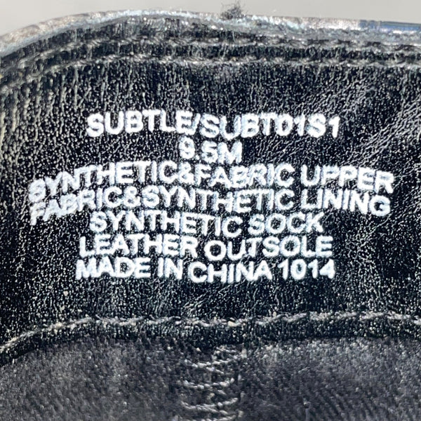 Steve Madden Women’s Black Snakeskin Print Pointed Toe Ankle Boots Size 9.5M