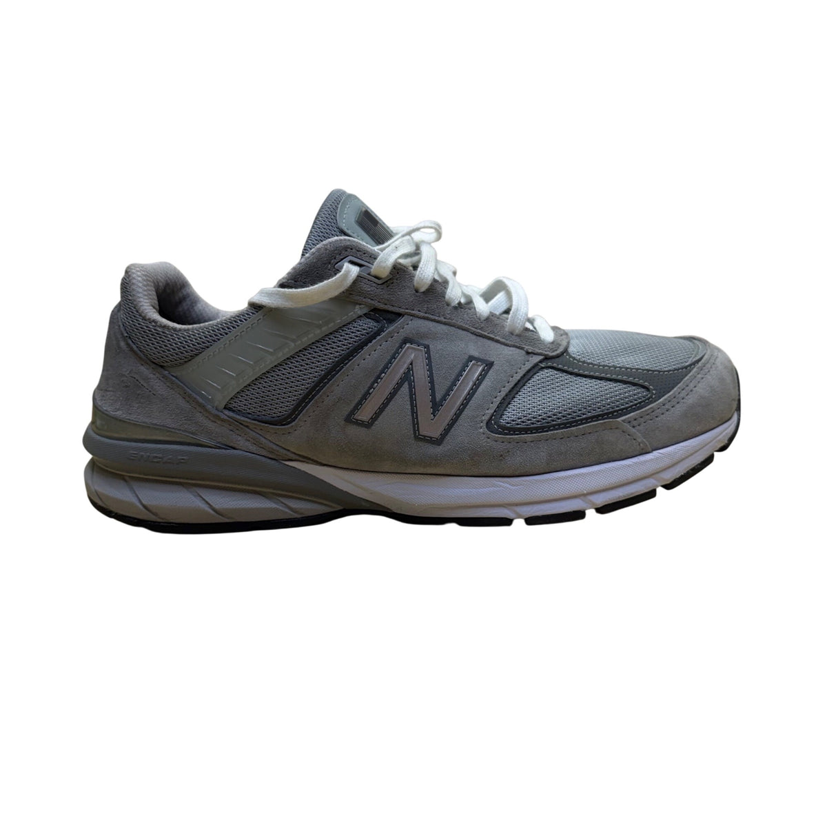 New Balance Mens Grey Suede Mesh Running Shoes 990GL5 Size 12.5 Wide 6E Durable Fit