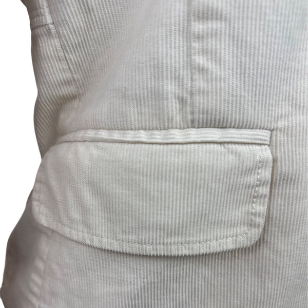 J.Crew Women's Ivory Corduroy Jacket Size 8