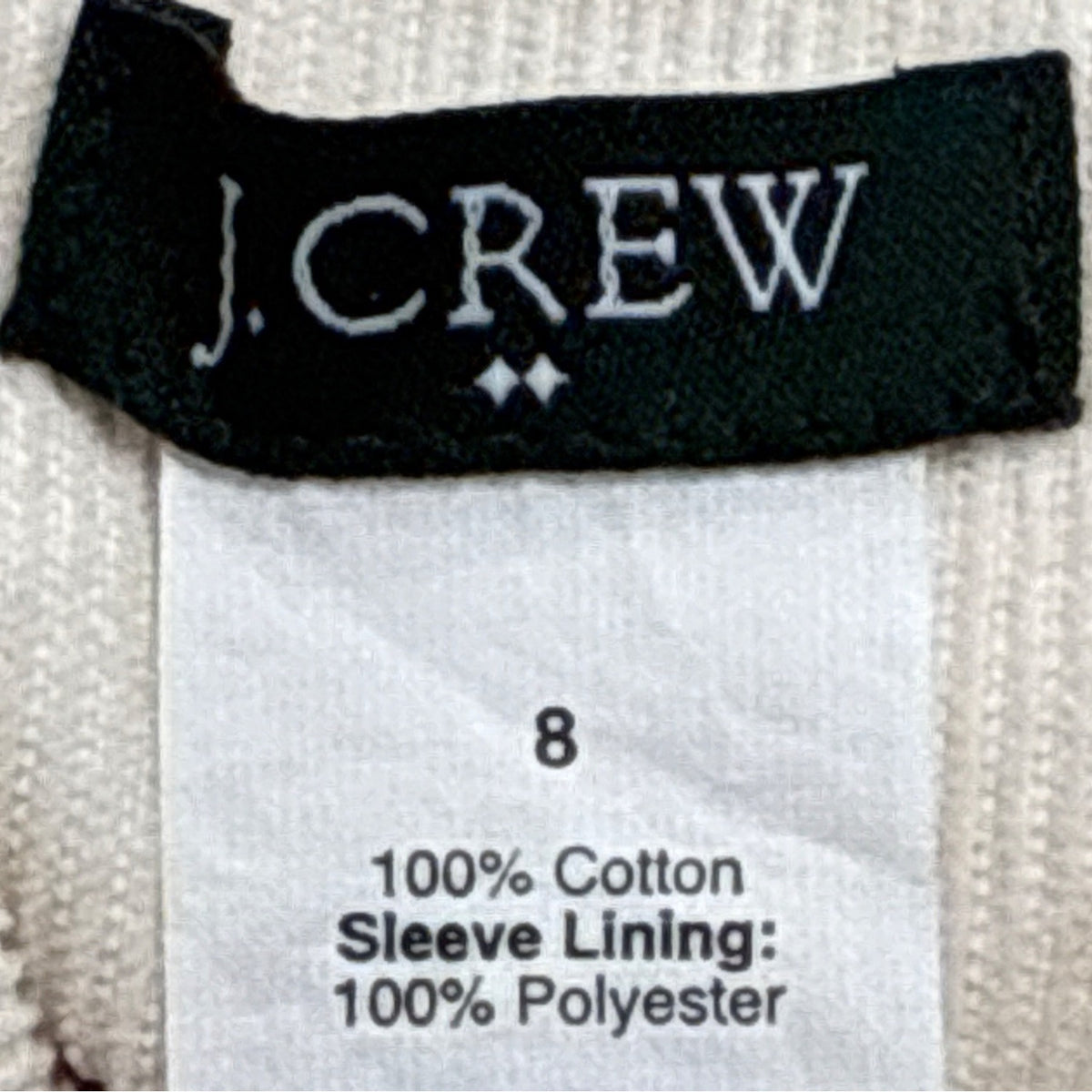 J.Crew Women's Ivory Corduroy Jacket Size 8