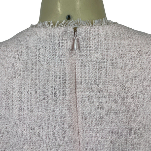 Karl Lagerfeld Women's Pink Tweed Dress Size 4