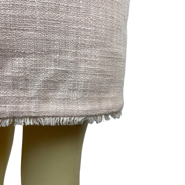 Karl Lagerfeld Women's Pink Tweed Dress Size 4