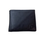 Identity Men's Black Leather Stronghold RFID Blocking Secure Wallet Sz S -NWT