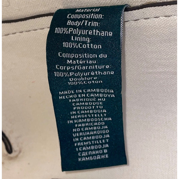 Lauren Ralph Lauren Women’s Gray Monogram Faux Leather Shoulder Straps Tote Bag