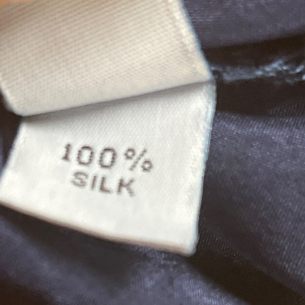 Sara Mique Three-Piece Set Women's Blue Velvet Leaf Patterned Size L