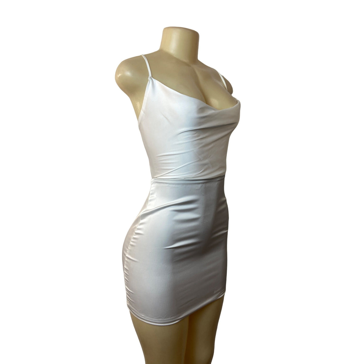 Fashion Nova Women's White Bodycon Dress Sz XS - NWT