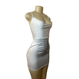 Fashion Nova Women's White Bodycon Dress Sz XS - NWT
