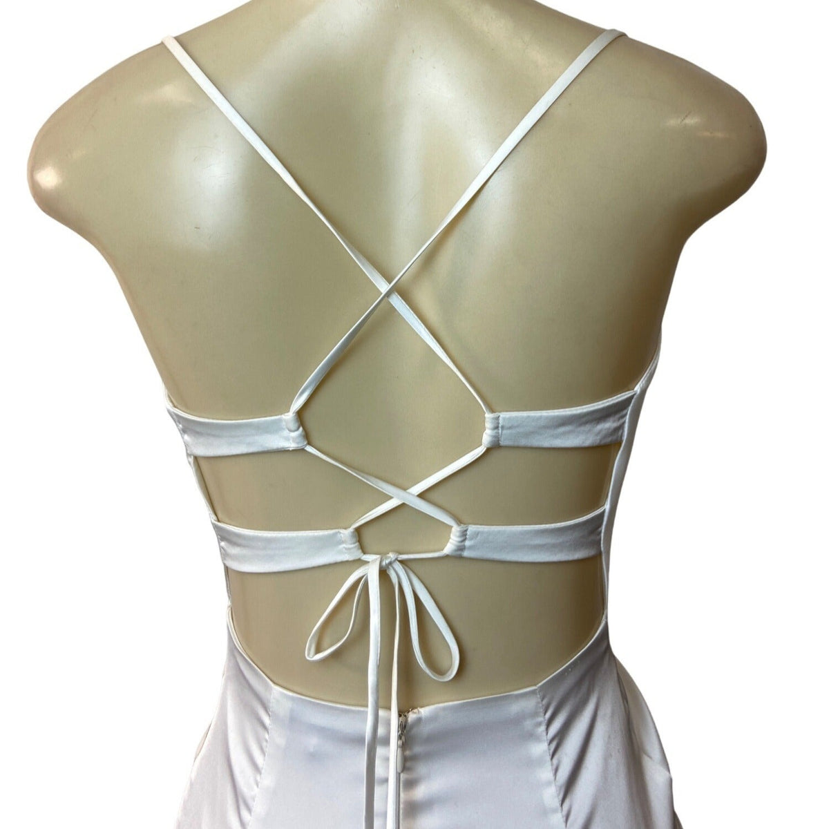Fashion Nova Women's White Bodycon Dress Sz XS - NWT