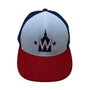 New Era Washington Nationals 59FIFTY Fitted Cap Size 7 1/8 Red White & Blue
