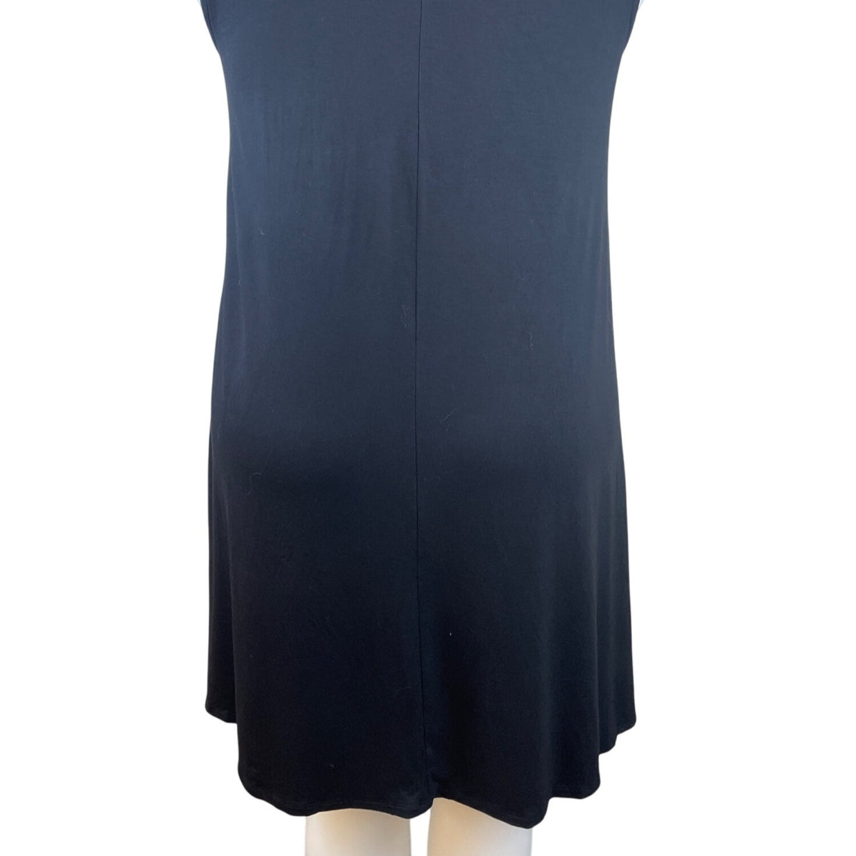Terra & Sky Women's Black Sleeveless & Flowy A-Line Mini Dress Sz 1X - New