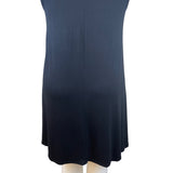 Terra & Sky Women's Black Sleeveless & Flowy A-Line Mini Dress Sz 1X - New