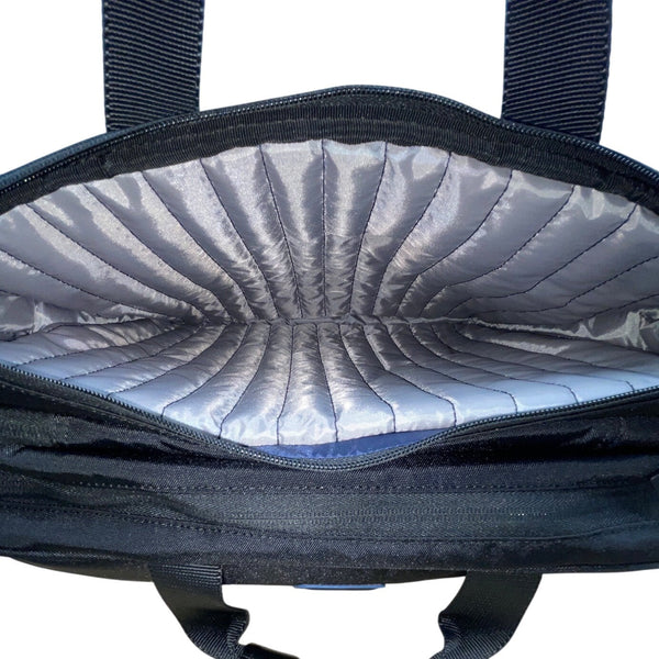 Brenthaven Black Nylon Elliot Business Essentials Laptop Briefcase Bag Sz L
