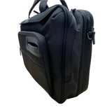 Brenthaven Black Nylon Elliot Business Essentials Laptop Briefcase Bag Sz L