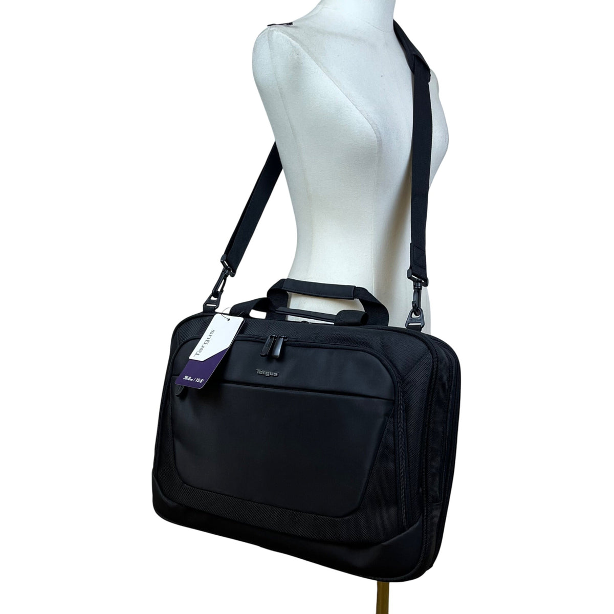 Targus Black Nylon With Handles & Shoulder Strap CityLite Laptop Briefcase 15.6"