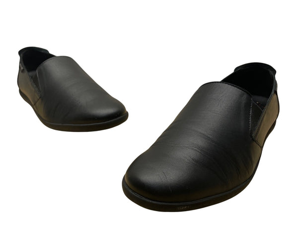 Mephisto Korie Womens Black Leather Soft-Air Technology Slip-On Shoes Size 9