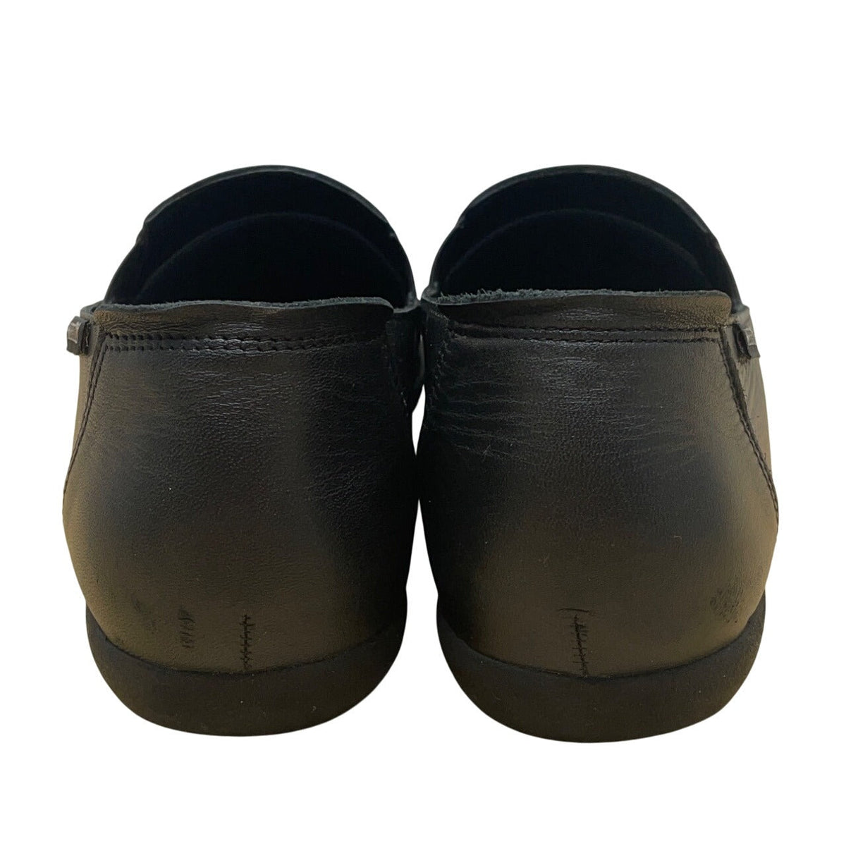 Mephisto Korie Womens Black Leather Soft-Air Technology Slip-On Shoes Size 9