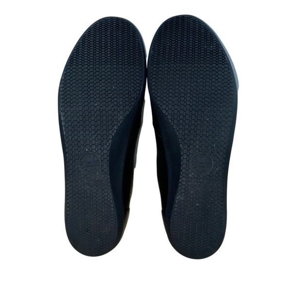 Mephisto Korie Womens Black Leather Soft-Air Technology Slip-On Shoes Size 9