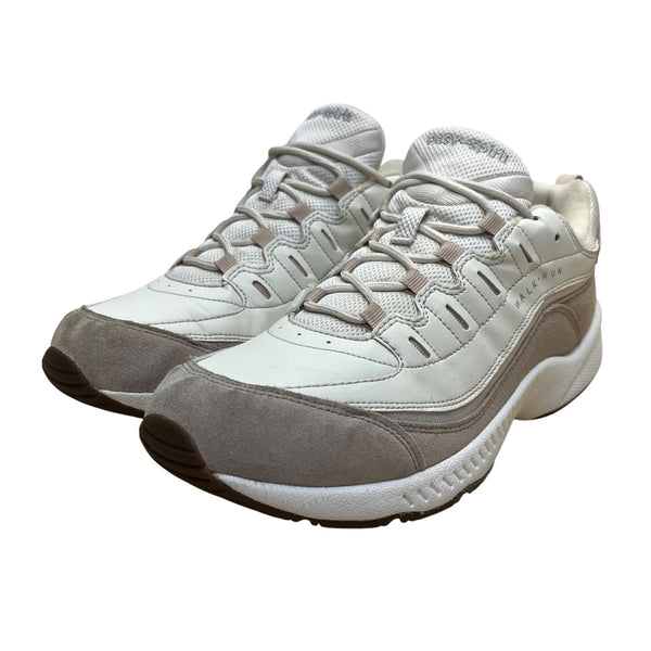 Easy Spirit Women’s Beige & White Leather Walk Run Seromy Sneakers Size 10N