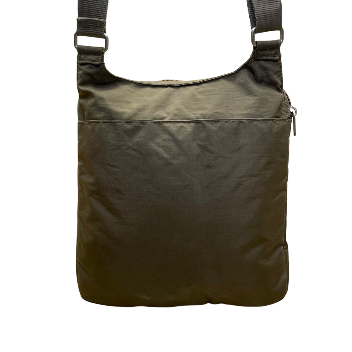 Baggallini Women’s Brown Nylon Adjustable Strap Travel Organizer Crossbody Bag