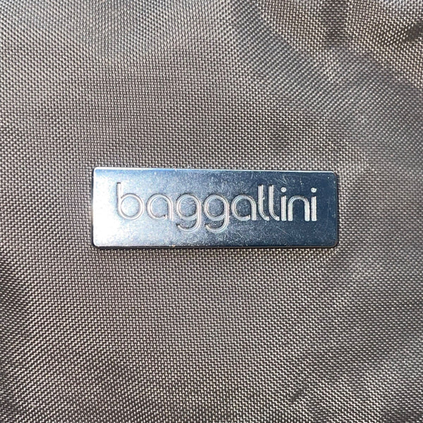 Baggallini Women’s Brown Nylon Adjustable Strap Travel Organizer Crossbody Bag