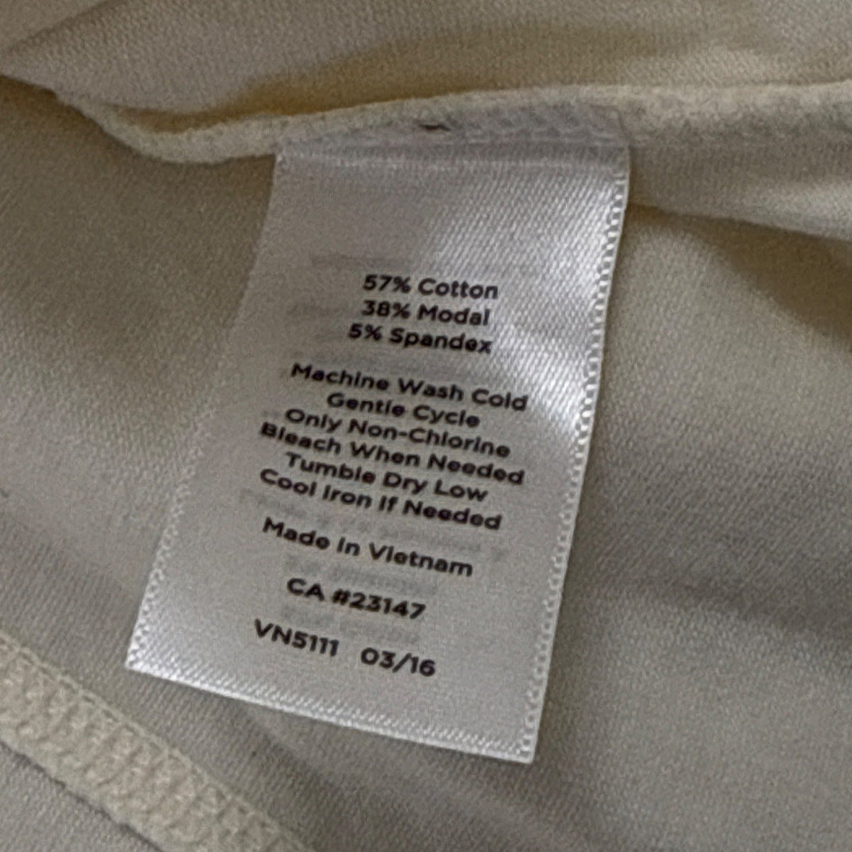 Talbots Women's Long Sleeve White Crewneck Top Cotton Blend Size S - New