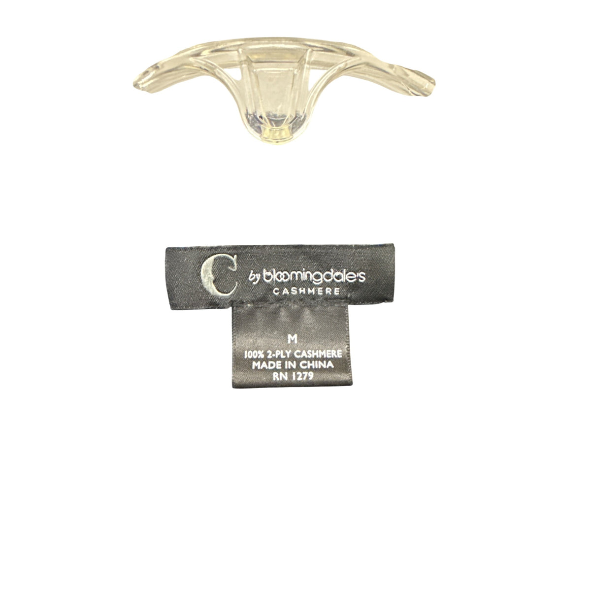 C By Bloomingdale’s Women’s Black 2-Ply Cashmere Button-Down Cardigan Sweater Medium