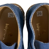 Baby Cottons Youth Boy's Blue Suede Chuka Boots Sz 26 - NWOB