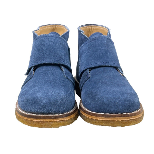 Baby Cottons Youth Boy's Blue Suede Chuka Boots Sz 26 - NWOB