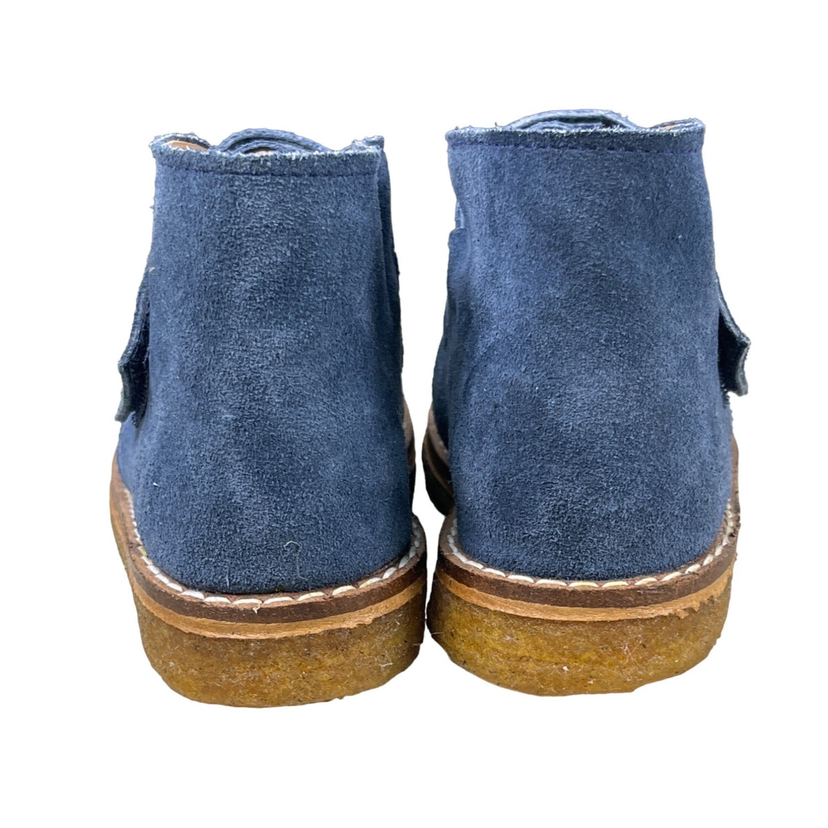 Baby Cottons Youth Boy's Blue Suede Chuka Boots Sz 26 - NWOB