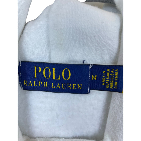 Polo Ralph Lauren Men’s White Cotton Hoodie Polo Bear Basketball Graphic Size M
