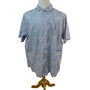 Jos. A. Bank Mens Blue Short-Sleeve Shirt With Tailored Fit Size M - New