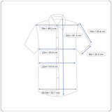 Jos. A. Bank Mens Blue Short-Sleeve Shirt With Tailored Fit Size M - New
