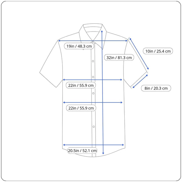 Jos. A. Bank Mens Blue Short-Sleeve Shirt With Tailored Fit Size M - New