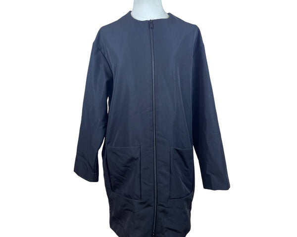 COS Women's Black Long Zip Up Jacket US Modern Design Size 6