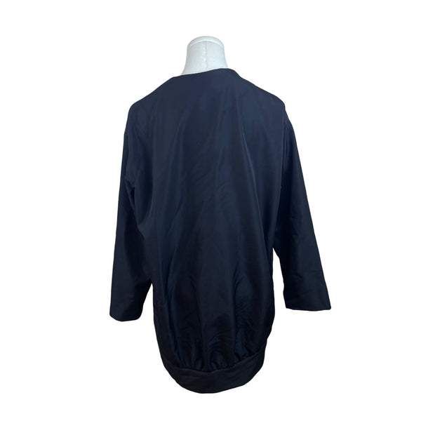 COS Women's Black Long Zip Up Jacket US Modern Design Size 6
