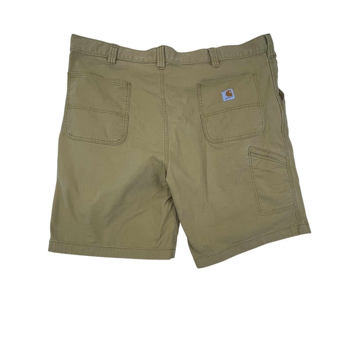 Carhartt Mens Khaki Cotton Canvas Utility Work Shorts Durable Size 44