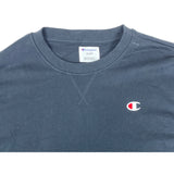 Champion Mens XL Crewneck Sweatshirt Black Cotton Size XL