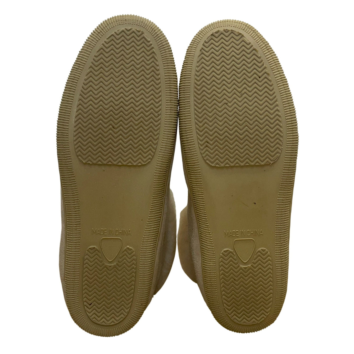 Shearling Supreme Unisex Beige Suede Cozy Sheepskin Rolltop Slippers Sz W11/M10