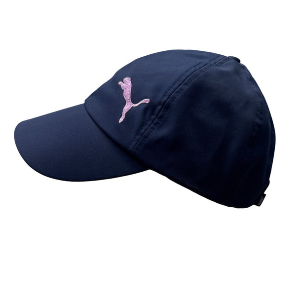 Puma Women's Navy Blue & Pink Athletic Cap with Adjustable Strap - New