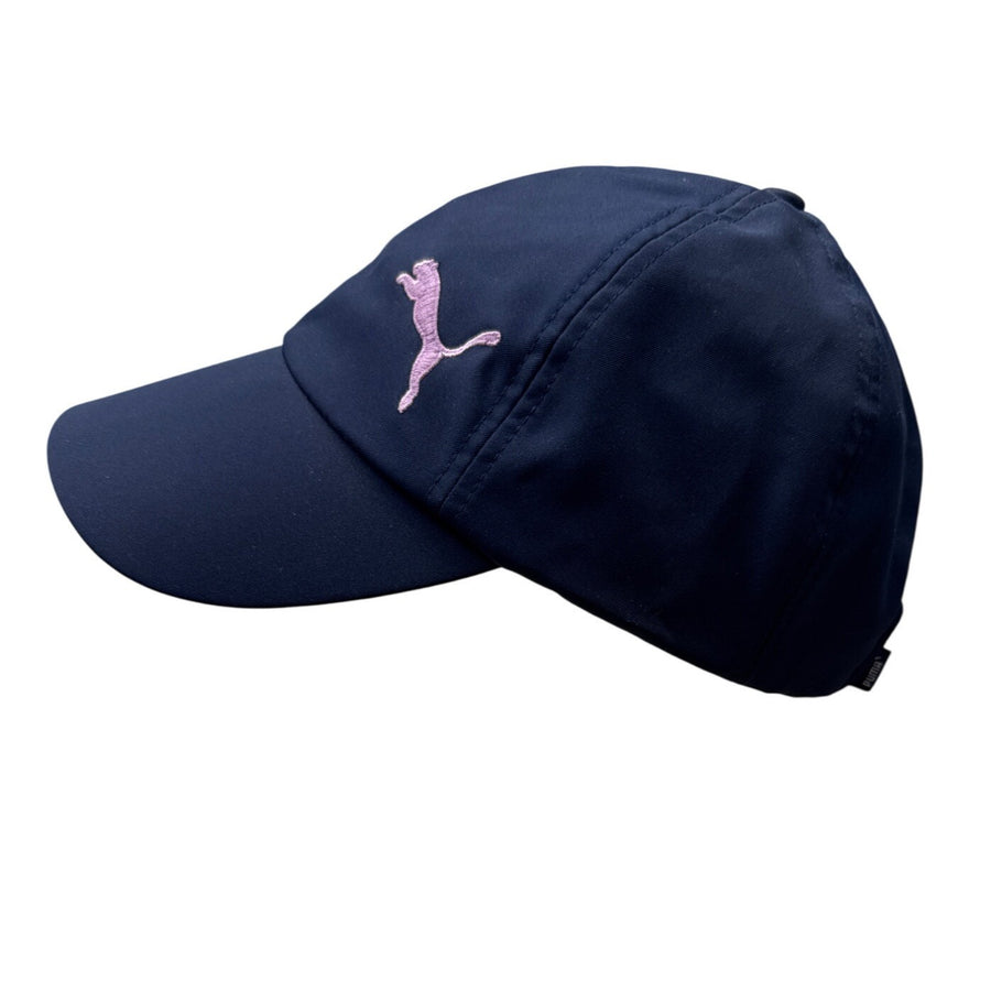 Puma Women's Navy Blue & Pink Athletic Cap with Adjustable Strap - New