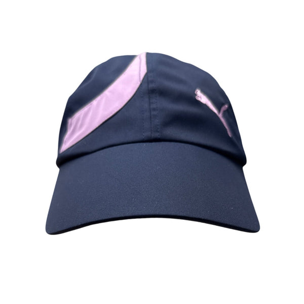 Puma Women's Navy Blue & Pink Athletic Cap with Adjustable Strap - New