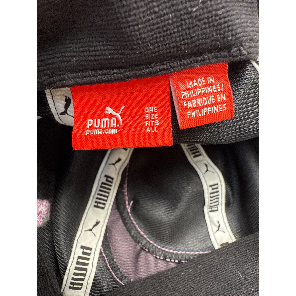 Puma Women's Navy Blue & Pink Athletic Cap with Adjustable Strap - New