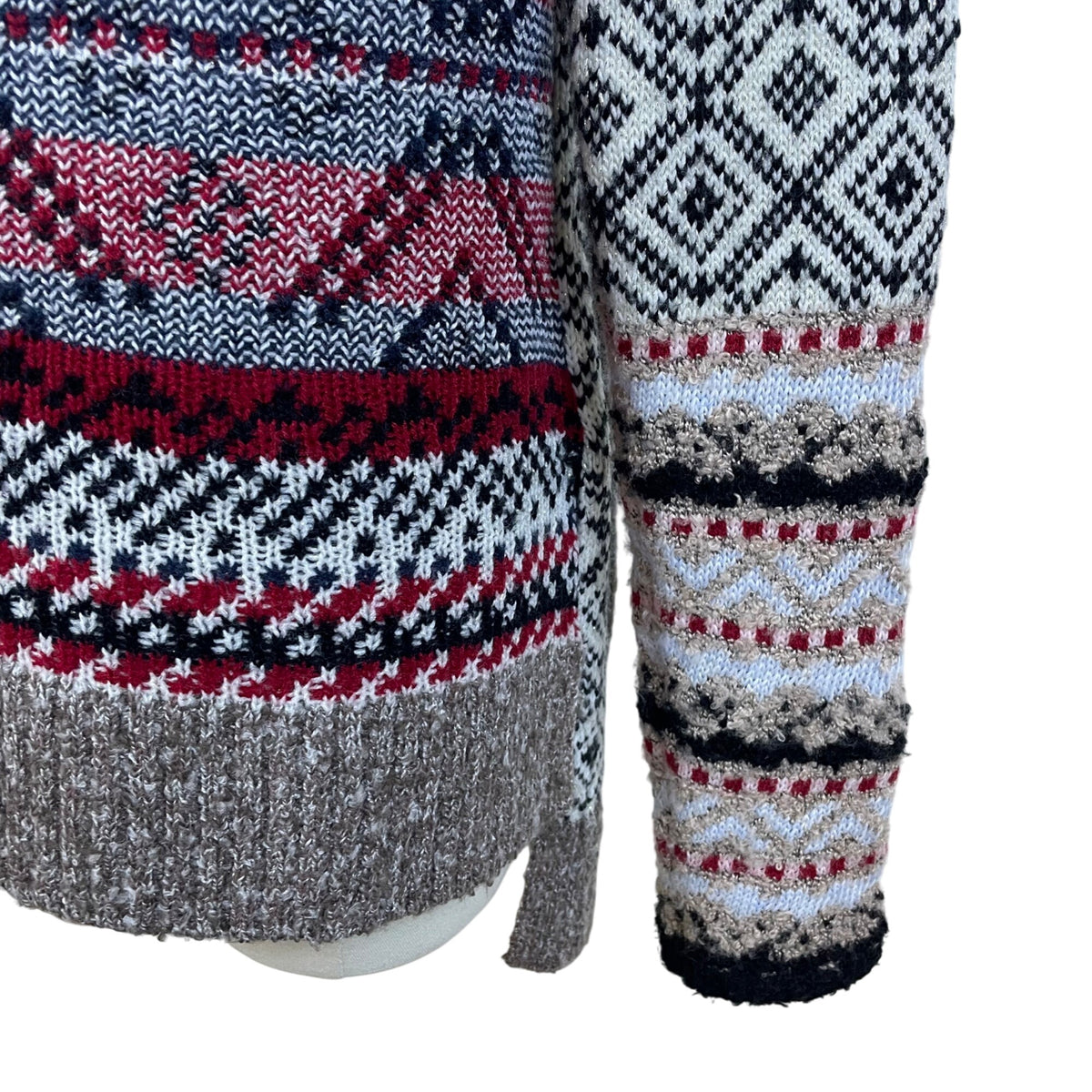 Desigual Women's Multicolor Shawl Collar Open Cardigan Size S