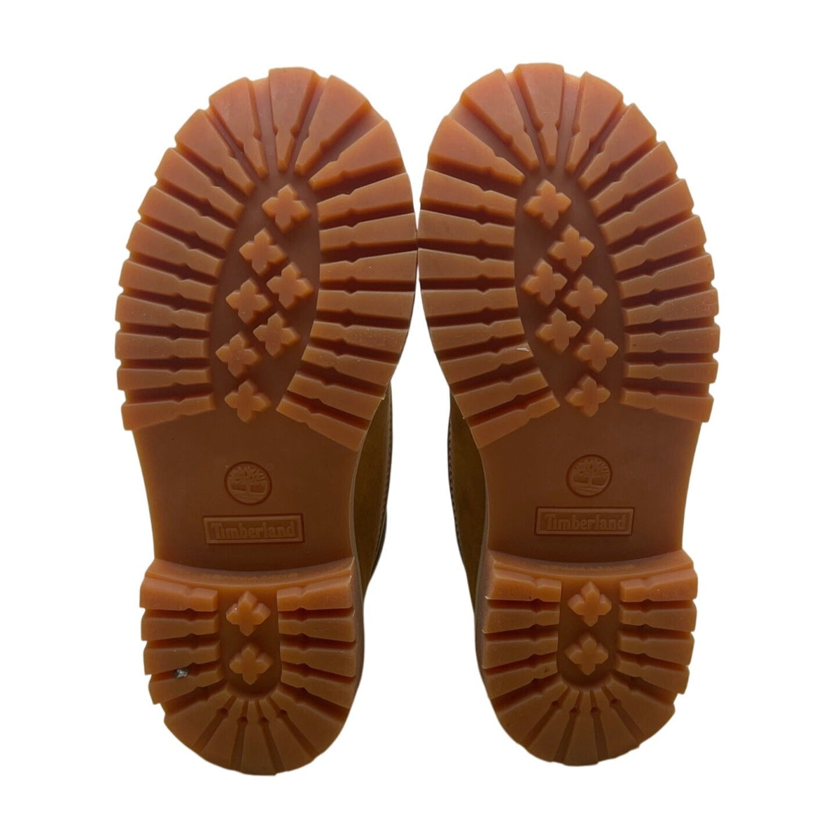 Timberland Premium Youth Brown Nubuck Waterproof Wheat 6" Boots Size 1.5M