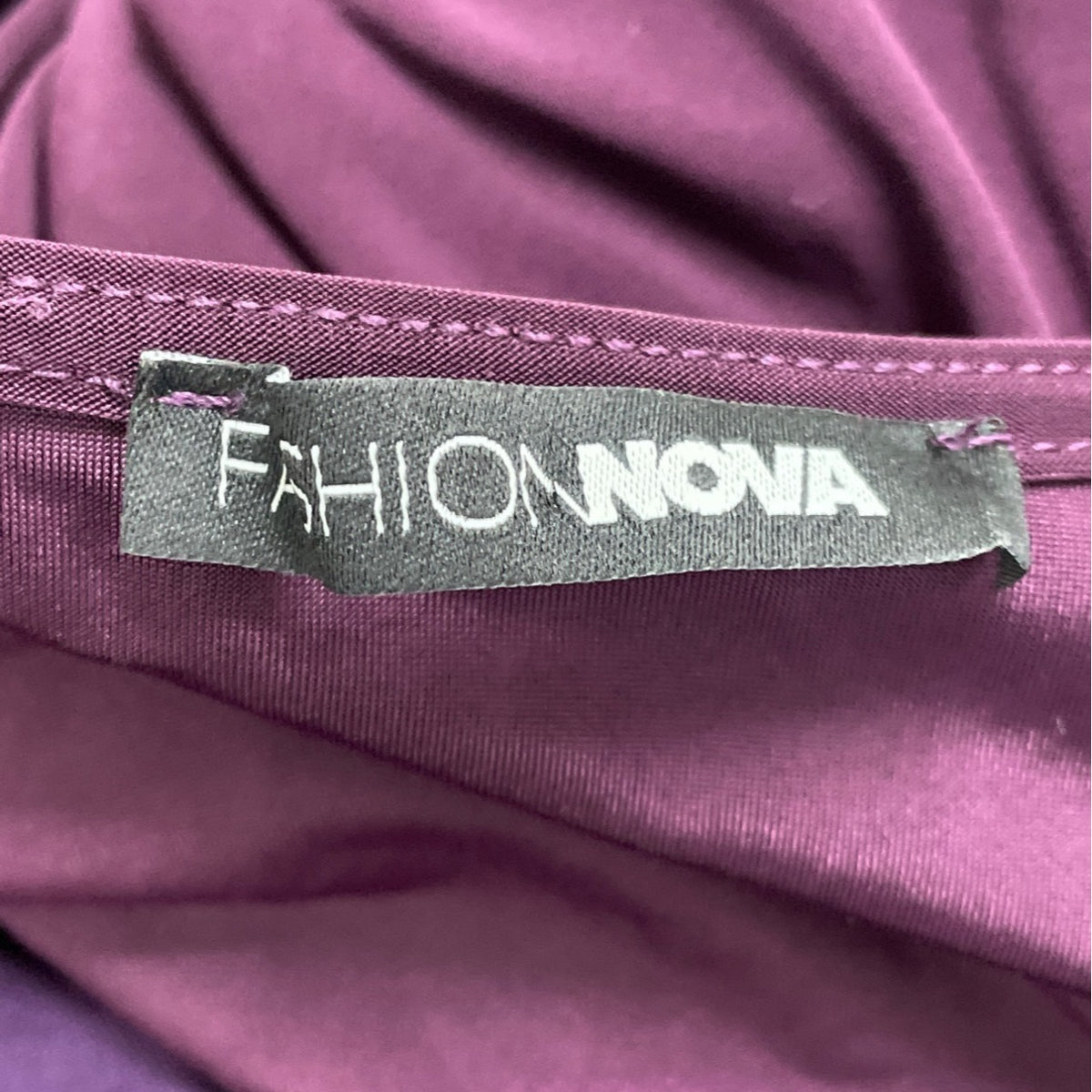 Fashion Nova Women’s Purple Polyester Cutout Bodycon Dress Small